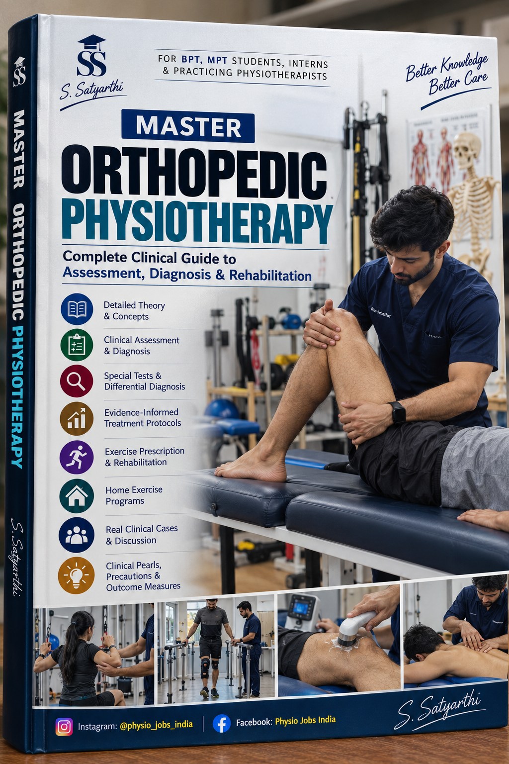 Master Orthopedic Physiotherapy by S. Satyarthi cover