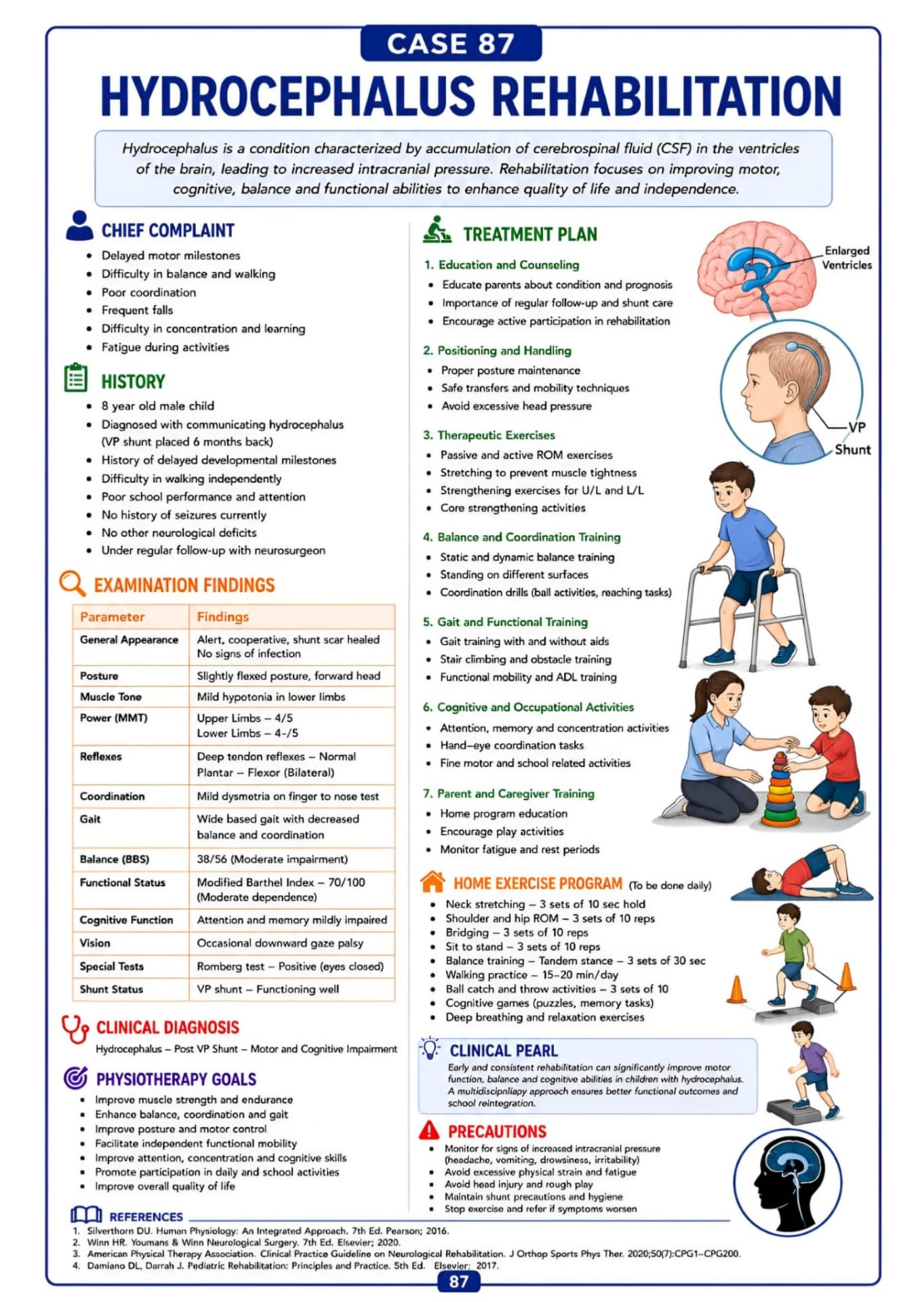 Case 87 — Hydrocephalus Rehabilitation